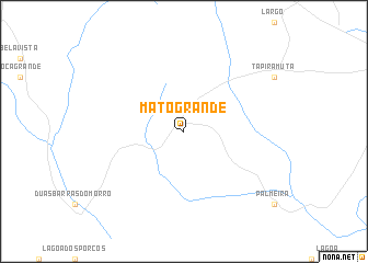 map of Mato Grande