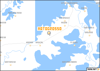 map of Mato Grosso