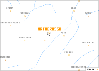 map of Mato Grosso