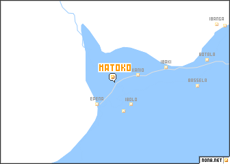 map of Matoko