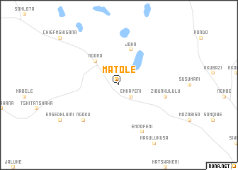 map of Matole