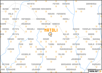 map of Matoli