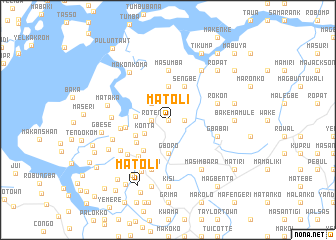 map of Matoli