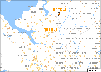 map of Matoli