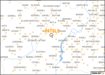 map of Matolo