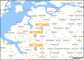 map of Matombo