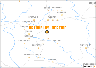 map of Matomelas Location