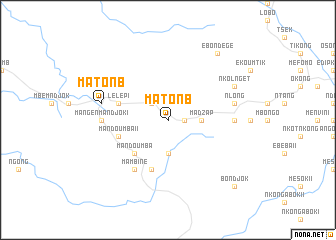 map of Matonb