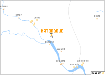 map of Matondoje