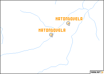 map of Matondovela