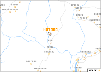 map of Matong