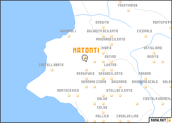 map of Matonti