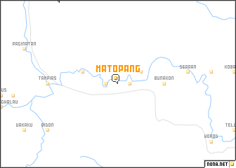 map of Matopang