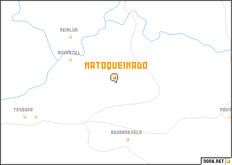 map of Mato Queimado