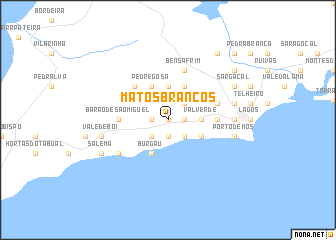 map of Matos Brancos