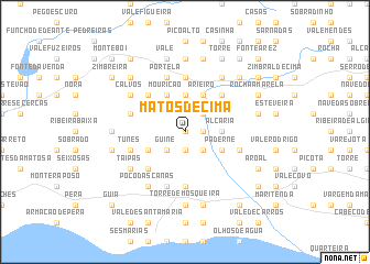 map of Matos de Cima