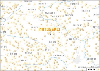 map of Matoševci