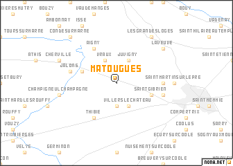 map of Matougues