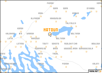 map of Matoun