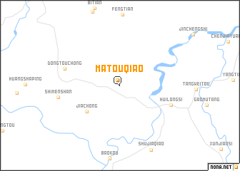 map of Matouqiao