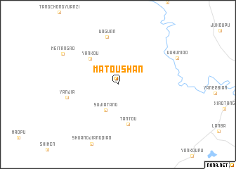 map of Matoushan