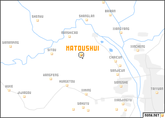 map of Matoushui