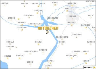 map of Matouzhen