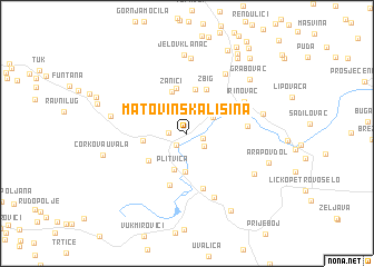 map of Matovinska Lisina