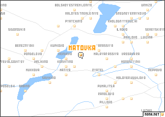 map of Matovka