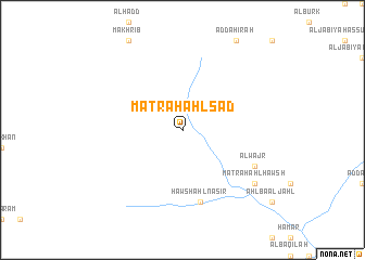 map of Maţraḩ Ahl Sa‘d