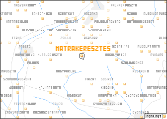 map of Mátrakeresztes