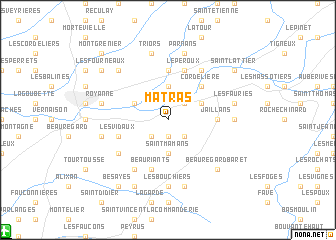 map of Matras