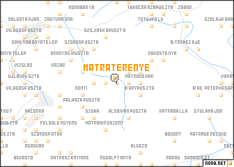 map of Mátraterenye