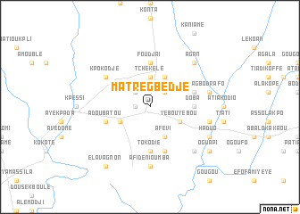 map of Matrégbédjé