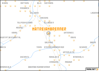 map of Matrei am Brenner