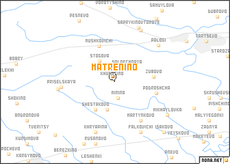 map of Matrenino