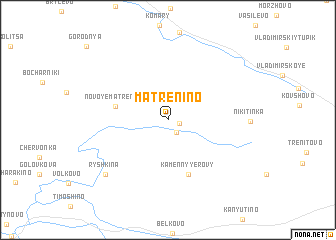 map of Matrënino