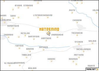 map of Matrënino