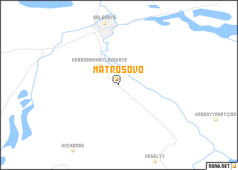map of Matrosovo