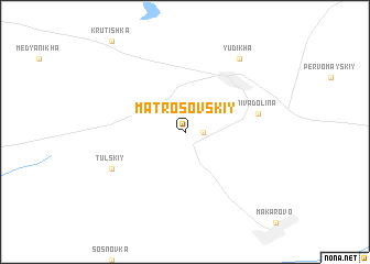 map of Matrosovskiy