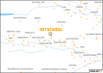 map of Matschiedl