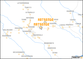 map of Matsende