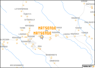 map of Matsendé