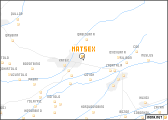 map of Matsex