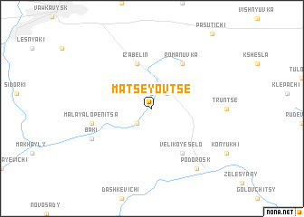 map of Matseyovtse