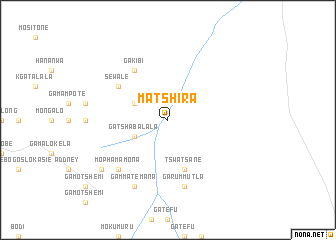 map of Matshira