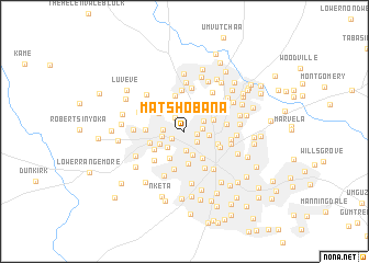 map of Matshobana