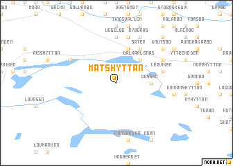 map of Matshyttan