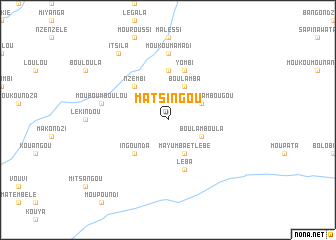 map of Matsingou