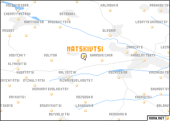 map of Matsʼkivtsi